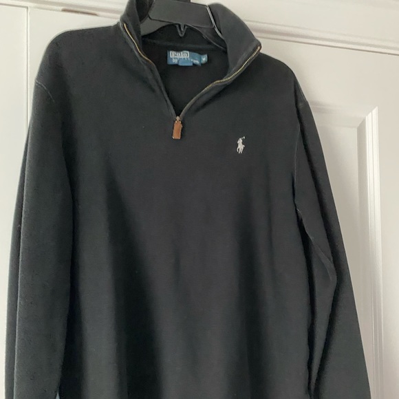 Ralph Lauren Other - Ralph Lauren knit pull over with leather zip